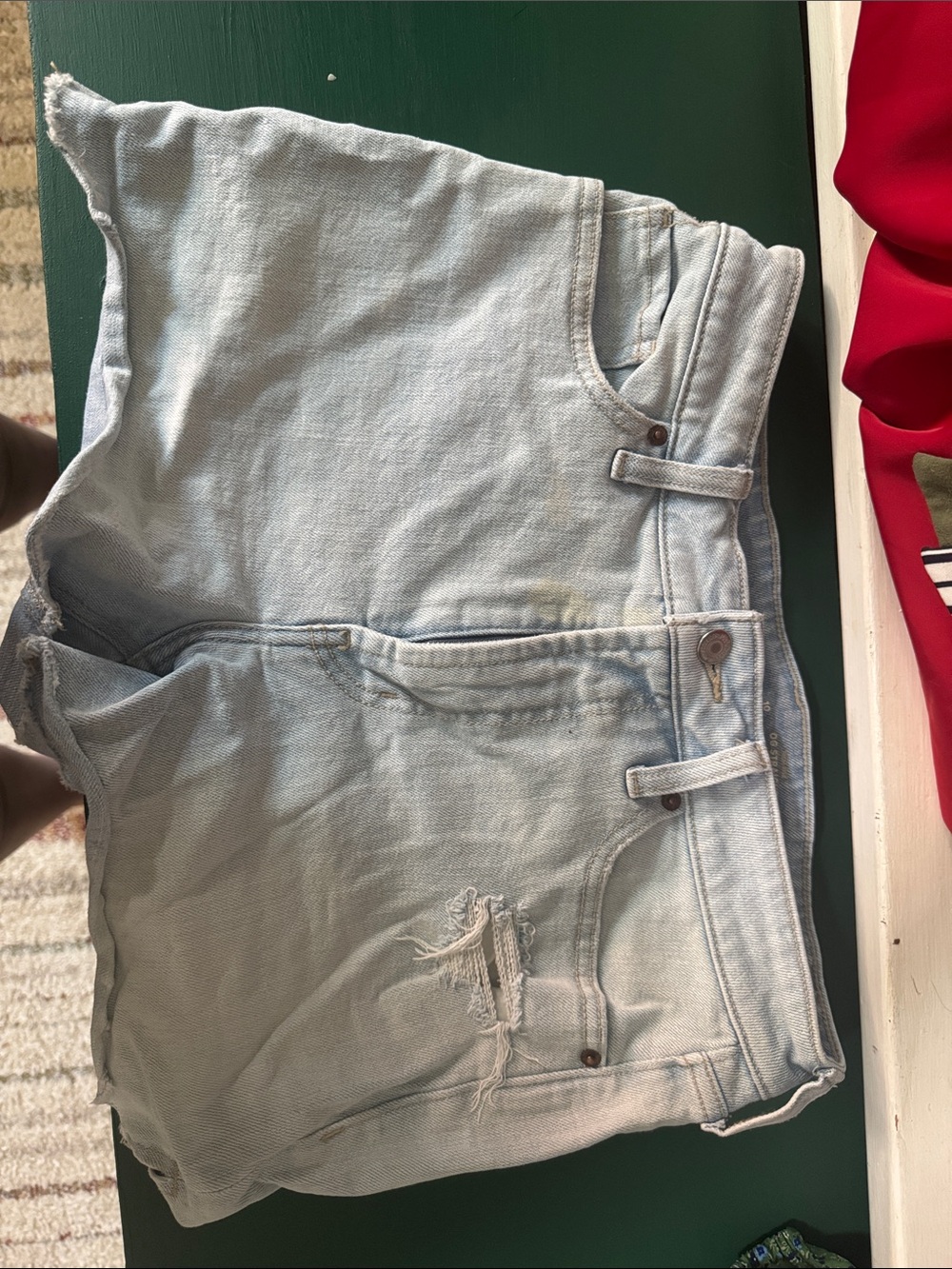 Light Blue Women's Denim Shorts
